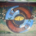 Student murals in Oventic